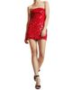 Cynthia Rowley Women's Floral Sequined Strapless Minidress - 2
