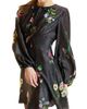 Cynthia Rowley Women's Floral Silk-Blend Puff-Sleeve Minidress - 2