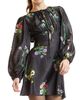Cynthia Rowley Women's Floral Silk-Blend Puff-Sleeve Minidress - 5