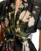 Cynthia Rowley Women's Floral Tie-Waist Ramie Caftan Midi-Dress - 4