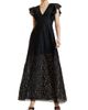 Cynthia Rowley Women's Lace Flutter Sleeve Maxi Dress - 1