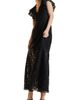 Cynthia Rowley Women's Lace Flutter Sleeve Maxi Dress - 3