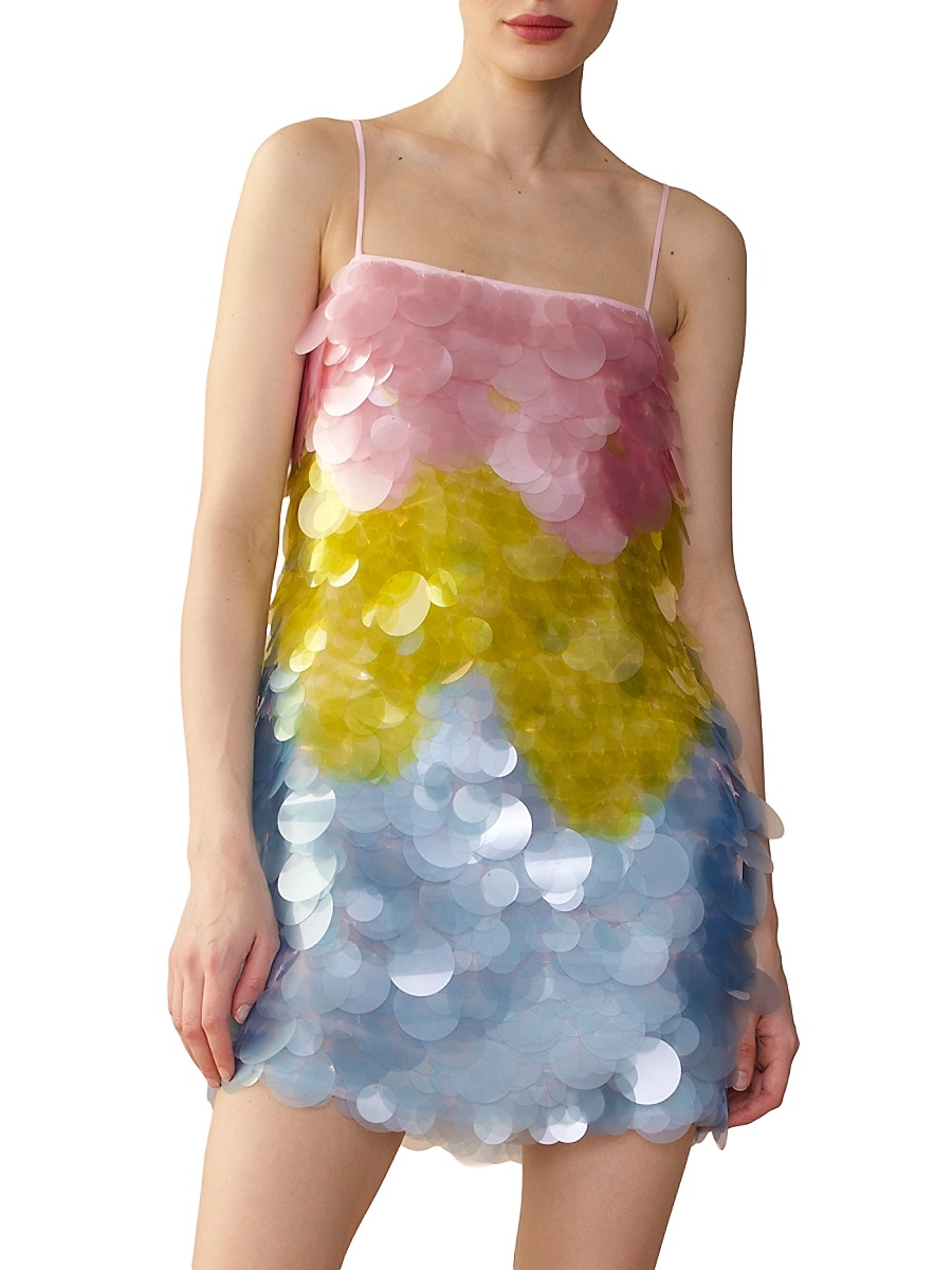 Cynthia Rowley - Women's Paillettes Shift Minidress