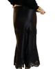 Cynthia Rowley Women's Satin Lace-Trim Midi-Skirt - 2