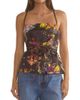 Cynthia Rowley Women's Satin Leather Ties Embellished Top - 1