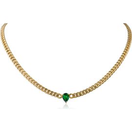 CZ by Kenneth Jay Lane CZ by Kenneth Jay Lane Pear Cubic Zirconia Chain Necklace