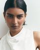 CZ By Kenneth Jay Lane Pear-Cut Hoop Earrings - 3
