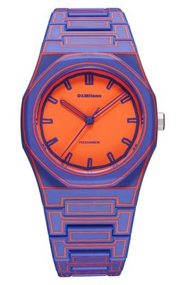 D1 Milano D1 Milano Electricclash Polycarbon Bracelet Watch, 37mm