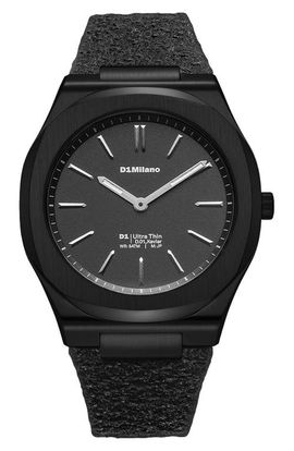 D1 Milano D1 Milano Ultra Thin Kevlar® Strap Watch, 39mm