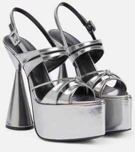 D'Accori D'Accori Belle platform leather sandals