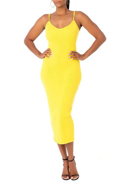 Dai Moda Dai Moda Draya Body-Con Sweater Dress