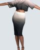 Dai Moda Dai Moda Ombré Perfect Pencil Skirt - 3