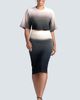 Dai Moda Dai Moda Ombré Perfect Pencil Skirt - 4