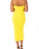 Dai Moda Dai Moda Rib Knit Body-Con Midi Dress - 2