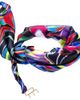 Dai Moda Dai Moda TY Print Versa Scarf with logo hardware - 1