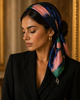 Dai Moda Dai Moda Zion Print Versa Scarf with logo hardware - 2