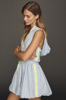 Daily Practice by Anthropologie Daily Practice Bubble-Hem Athletic Mini Dress