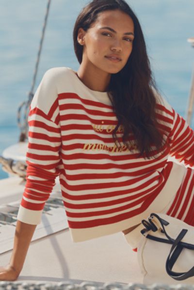 Daily Practice by Anthropologie Daily Practice Cherie Boat-Neck Long-Sleeve Top
