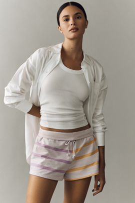 Daily Practice by Anthropologie Daily Practice Cotton Colorblock Shorts