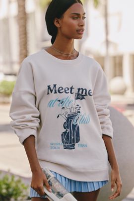 Daily Practice by Anthropologie Daily Practice Flower Cart Crew-Neck Pullover