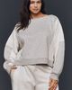 Daily Practice Crew-Neck Lace Panel Sweatshirt - 7