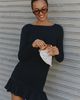 Daily Practice Drop-Waist Long-Sleeve Mini Dress - 1