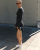 Daily Practice Drop-Waist Long-Sleeve Mini Dress - 4