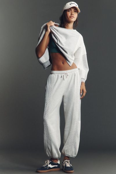 Daily Practice Lace-Inset Jogger Sweatpants