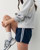 Daily Practice Mixed Media Quarter-Zip Jacket Top - 3
