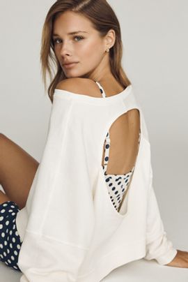 Daily Practice Open-Back Pullover