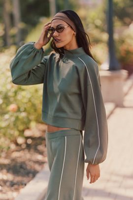 Daily Practice Studio Track Long Sleeve Top
