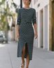 Daily Practice Twist Cotton Stretch Midi Dress - 2