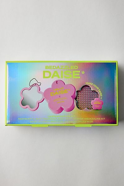 DAISE DAISE Fragrance Body Mist & Compact Mirror Bedazzled Gift Set in Colorful at Urban Outfitters