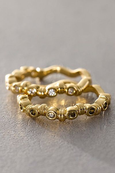 Daisy London Daisy London x Free People Florence Ripple Pinky Ring