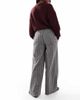 Daisy Street Daisy Street baggy fit pull on pants in dark plaid-Multi - 3