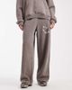 Daisy Street Daisy Street button heart wide leg sweatpants in gray - part of a set - 2