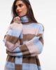 Daisy Street Daisy Street chunky sweater with matching scarf in pastel striped print-Multi - 1