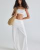 Daisy Street Daisy Street Cloud Eyelet Lace Wrap Skirt Pants in White, Women's at Urban Outfitters - 1