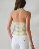 Daisy Street Daisy Street Daffodil Check Ruffle Wrap Halter Top in Yellow, Women's at Urban Outfitters - 4