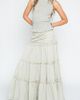 Daisy Street Daisy Street Dew Check Tiered Maxi Skirt in Blue, Women's at Urban Outfitters - 2