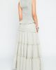 Daisy Street Daisy Street Dew Check Tiered Maxi Skirt in Blue, Women's at Urban Outfitters - 3