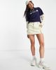 Daisy Street Daisy Street douple layer long sleeve skate t-shirt with puff 1992 graphic-Blue - 3