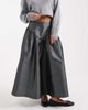Daisy Street Daisy Street drop waist taffeta skirt in gunmetal gray - 2
