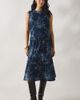 Daisy Street Daisy Street Flora Tiered Ruffle Denim Midi Dress in Blue, Women's at Urban Outfitters - 1