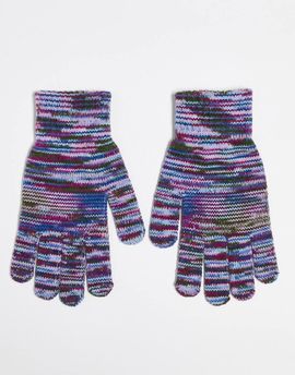 Daisy Street Daisy Street gloves in purple space dye