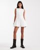 Daisy Street Daisy Street high neck poplin romper in white - 1