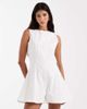 Daisy Street Daisy Street high neck poplin romper in white - 2
