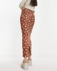Daisy Street Daisy Street jersey maxi skirt in brown tie dye floral - 2