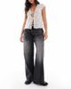 Daisy Street Daisy Street low rise baggy fit jeans in black - 1