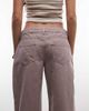 Daisy Street Daisy Street low rise boyfriend fit jeans in mauve-Purple - 4